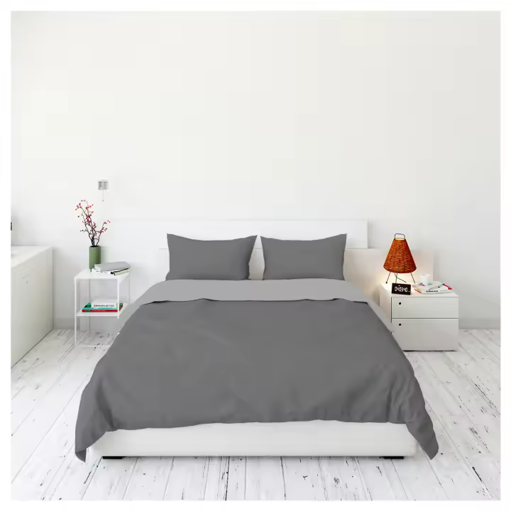 Acomoda Textil – Funda Relleno Nórdico Reversible de Invierno para Cama. Funda Bicolor Cálida para Edredón Suave, Lavable y Resistente con Fundas de Cojín. - 1