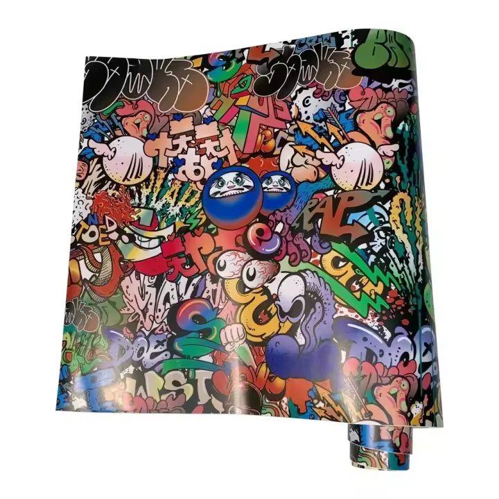 Pegatinas De Coche Graffiti Pintura Película Adhesiva Vinilo Auto Ajuste Skateboards Decorativas Decales Para Motocicletas Accesorios De Coche - 1