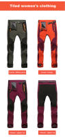 Pantalones De Senderismo Para Hombre LNGXO Térmicos Y Resistentes Al Viento Impermeables Technología De Capucha Suave Y Transpirable Para Camping Esquí Trekking - details 19