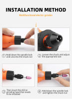 Mini Taladro Eléctrico 12V Herramienta Rotativa Sin Cable Con Accesorios De Pulido Dremel Herramientas De Grabado Y Pulido Para DIY En El Hogar - details 10