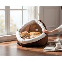 COTTECOTA- Cama Cueva para Mascotas Pequeñas 30 cm  y 40cm– Cama Tipo Igloo Suave y Acolchada para Gatos y Perros Pequeños, Refugio Cálido y Cómodo para Interior - details 1