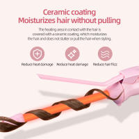 CkeyiN Mini Rizador De Pelo 9mm Berza Cerámica Profesional Para Estilizar Cabello Seco Y Húmedo Herramienta De Salon Tamaño Pequeño - details 3