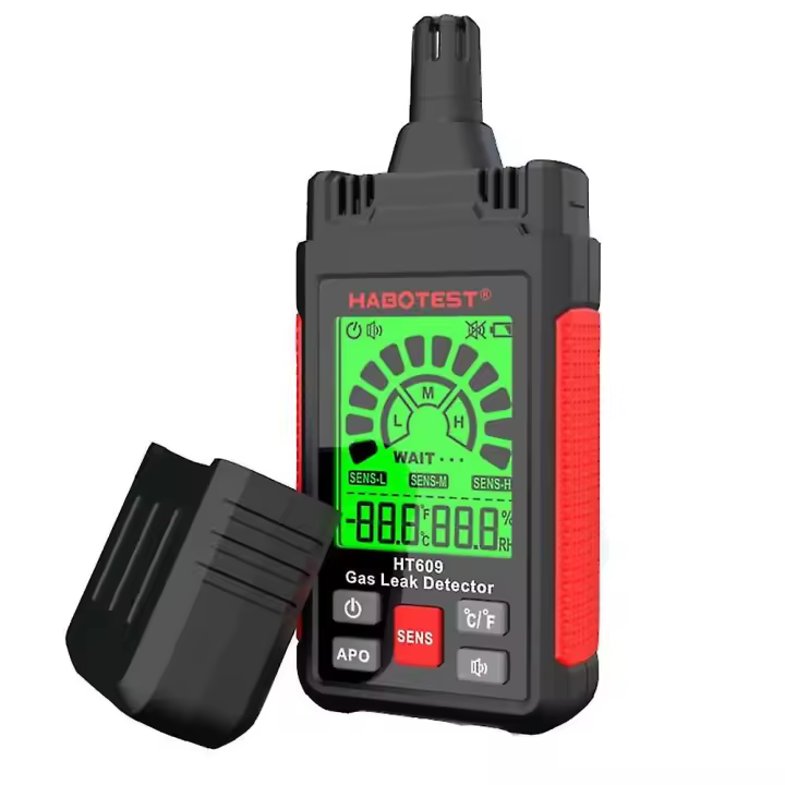 Ht609 detector de fugas de gas natural detector de gas Combustible Metano gas licuado fugas alarma detectar gases combustibles - 1