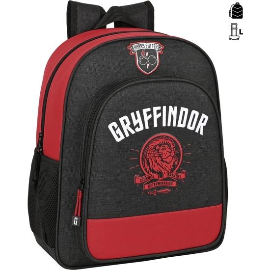 Mochila Escolar Harry Potter Wizard De Safta - 32x43x14 Cm, 18 Litros, Adaptable A Carro Portamochilas