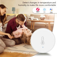 Sensor De Temperatura Y Humedad Zigbee Tuya Con Control Remoto Por App Compatible Con Alexa Y Google Home Para El Hogar Y Plantas - details 4