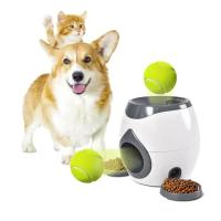 Lanzador Automático De Bolas De Tenis Con Alimentador Para Perros Juguete Interactivo Divertido Juego De Premio Para Entrenamiento De Perros Y Gatos - details 2