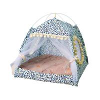 Tent De Acampada Para Gatos Y Perros Plegable Transpirable Equipamiento De Acampada Para Mascotas Versátil Todo El Año Material De Tules - details 4