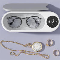 Máquina De Limpieza Ultrasonica Portátil 450ml Para El Hogar Limpiador De Joyas Para Anillos Gafas Y Brochas De Maquillaje - details 8