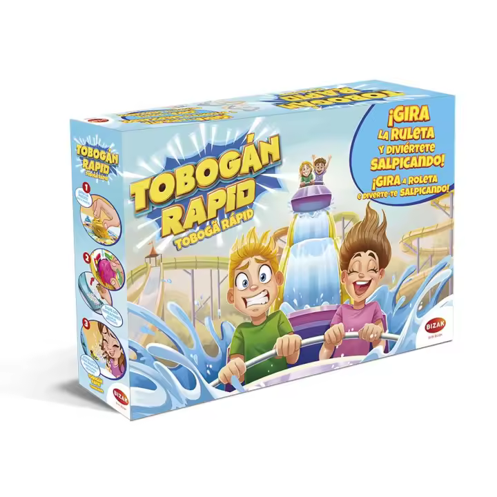 Juego Tobogan Rapid. Cuidado o te salpicarás! No Pararas De Reir! (Bizak 35001938) - 1