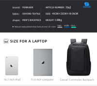 Bolsa De Viaje Exterior Ligera FENRUIEN 2022 Verano Multi-compartimento Gran Capacidad Carga Impermeable Para Portátil De 15.6 Pulgadas Para Hombres - details 5
