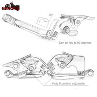 Accesorios Para Motocicleta Benelli BN 125 BN 150 Tnt 150i CNC Ajustables Manillar De Freno Y Embrague Hecho De Aluminio CNC - details 1