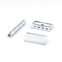 Afeitadora De Seguridad De Acero Inoxidable Para Hombres Barbería Afeitarse Barba Doble Corte Manual Barbeador - details 8