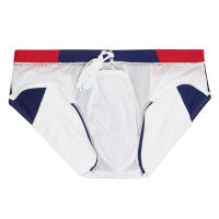 Shorts De Baño Para Hombres Sexy Estirado Talla Pequeña Traje De Baño Deportivo De Playa Verano Con Empuñadura Y Relleno Push-up Material Poliéster Spandex - details 24