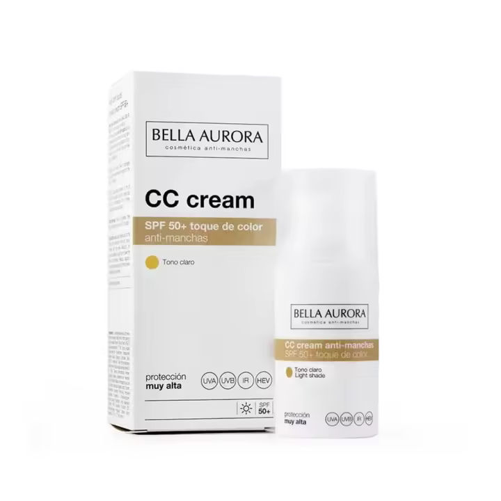 Bella Aurora Cc Cream Color Anti Manchas Spf50+ Tono Claro 30 ml - 1