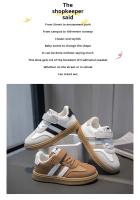 Zapatillas De Niños Y Niñas Transpirables Para Exterior Diseño De Moda Zapatos De Caminar Antideslizantes Casuales Blancas Talla 26-37 - details 1