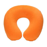 Almohada De Viaje En Forma De U Soporte Cervical Inflable Portátil De Peluche Corto Esencial Para Descansar En La Oficina Y Dormir - details 7