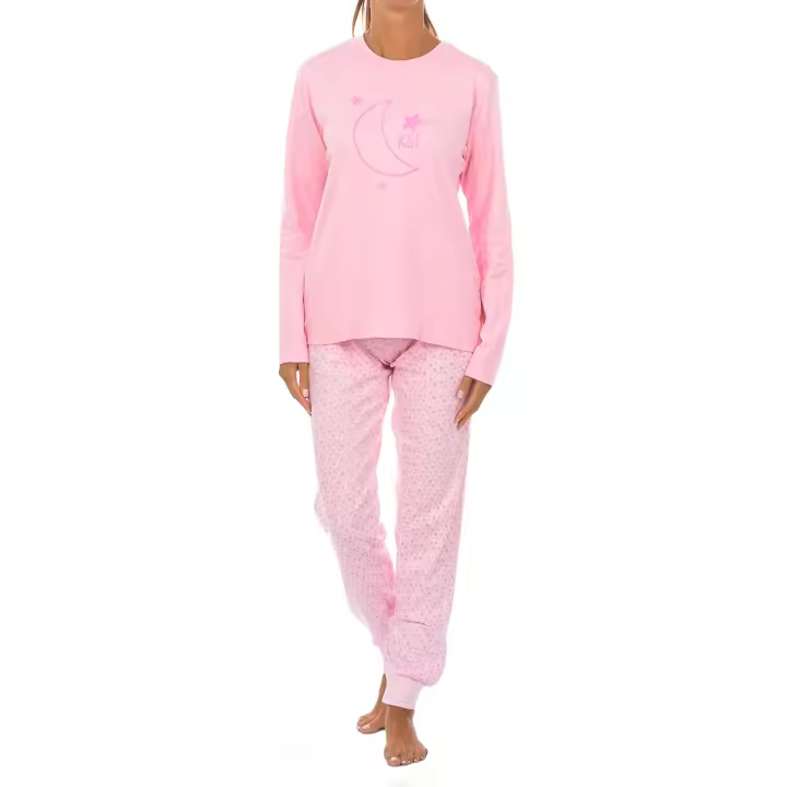 Kisses and Love-Pijama Manga Larga 100% Algodón KLP1 para Mujer - 1