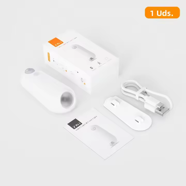 Luz De Noche Para Inodoro Con Sensor De Movimiento RGB 7 Colores Cambiantes Luz LED Recargable Para Decoración De Baño - 1
