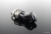 Colgante Figa de Azabache y Filigrana de Plata 925 - Protección y Talismán - details 0