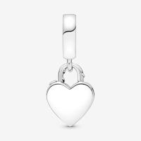 Charm colgante con candado de corazón de Pandora Rose - Momentos compatibles - Joyas impresionantes para mujer - Fabricado en plata de ley，Incluye Caja Original - details 0