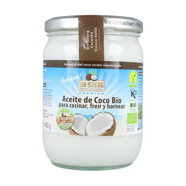 Aceite Coco Desodorizado Bio 500 ml  Dr. Goerg - 1