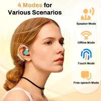 Auriculares con traducción de idiomas en tiempo real con IA, versión mejorada 2025, auriculares con traducción de IA de oído abierto, auriculares con traductor para Android e iOS, auriculares con traducción a 144 idiomas para iOS y Android - details 3