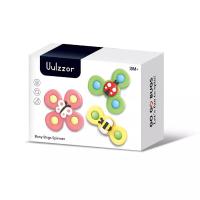 3-pack Baby Suction Cup Spinning Toys Fidget Spinner Bath Toy Multolor - details 1