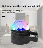 Luz De Escenario LED RGB Disco Rotación DJ Bola Estroboscópica Control Remoto Sonido Magia Danza Regalo De Navidad Para Coche Club Fiesta - details 11
