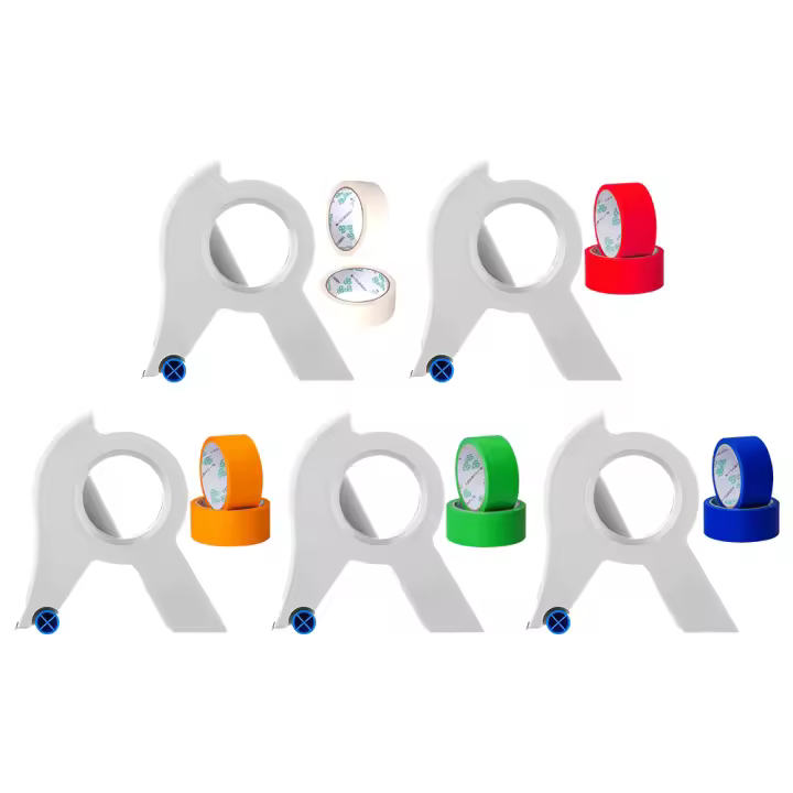 Máquina De Pegatinas De Cinta Fácil Con 2 Rollos De Cinta Aplicador De Cinta Adhesiva Para Pintura De Paredes Y Piso Y Empaquetado APWIKOGER - 1