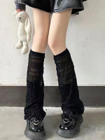 Pareja De Sleeves De Calcetines Largos Estilo Lolita Para Mujeres Calcetines De Cosplay De Verano Sin Costuras Hechos De Poliéster - details 3