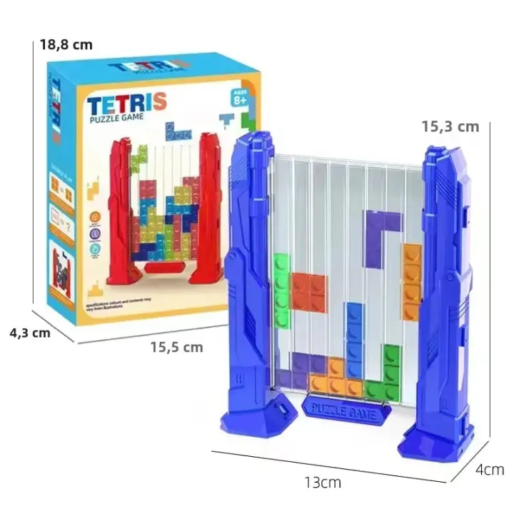 Juego De Rompecabezas Tetris Mutado Bloques De Construcción Inteligentes Tablero De Juego Educativo Para Niños Regalo De Día Del Niño - 1