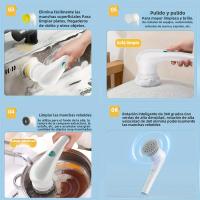 Multifuncional 5-en-1 Recargable Por USB Herramienta De Limpieza Para El Baño Y Cocina - details 1