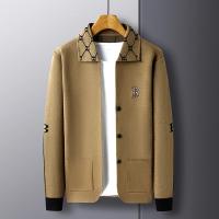 Chaqueta De Punto Para Hombre Con Capucha Estampada De B Diseño Casual De Otoño E Invierno De Marca Alta Manga Larga Cuello En V - details 14