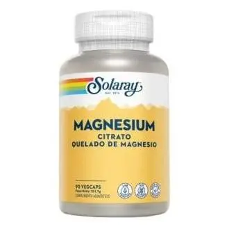 Solaray Magnesium 90Cáps Vegetales - 1