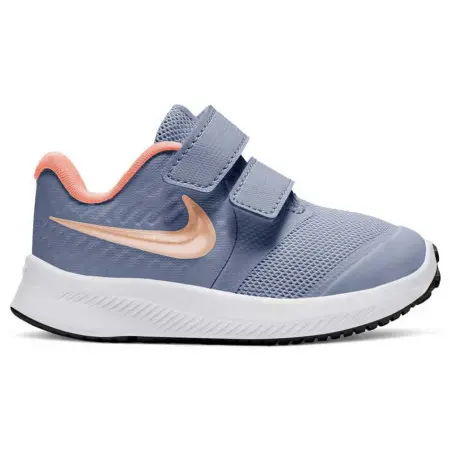 Nike - Zapatillas Nike Star Runner 2 Azules Con Velcro - Sneakers De Niño - AT1803-417 - 1