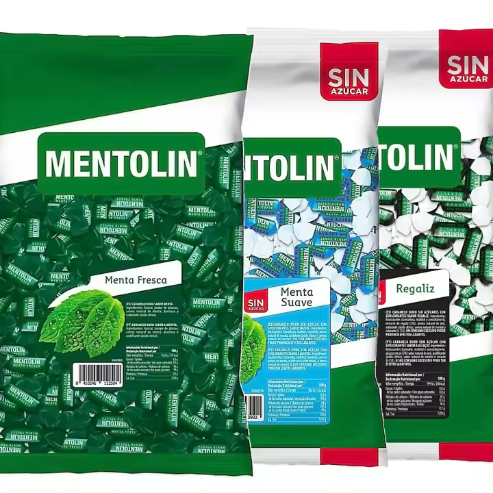 MENTOLIN PACK  3 Kg caramelos duros Menta Fresca & Menta Suave & Regaliz - 1