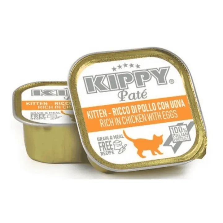 Kippy Paté de Pollo y Huevo para Gatitos – Lata 90 g - 1