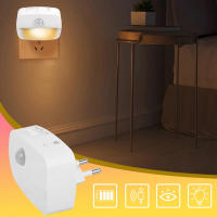 Lámpara Nocturna LED Con Sensor De Movimiento EU Plug Para Decoración De Habitaciones De Niños Pasillo Escaleras WC Lámpara Nocturna Para Dormitorio - details 11