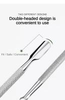 Aguja De Corte De Acero Inoxidable Para Manicura Herramienta Profesional Para Eliminar Cutícula Y Piel Muerta Con Pinzas De Cuidado De Uñas - details 15