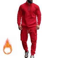 Conjunto Deportivo Casual Para Hombres Verano Otoño Invierno Con Cierre De Cremallera Y Veludo Tejido De Poliéster Talla S a XXXL - details 56