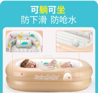Bañera inflable para bebés, puede sentarse o acostarse, bañera para niños sensible a la temperatura, bañera plegable para bebés para el hogar - details 10