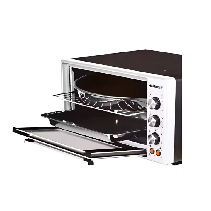 Horno Eléctrico - MARCA  Itimat - CAPACIDA DE  40 LITROS - MATERIAL  de Acero Inoxidable  - con Turbo Fan  -  Doble Cristal 200C. maximo– Potente  -  Compacto  -  Energéticamente Eficiente - CALIDAD PREMIUM - 1