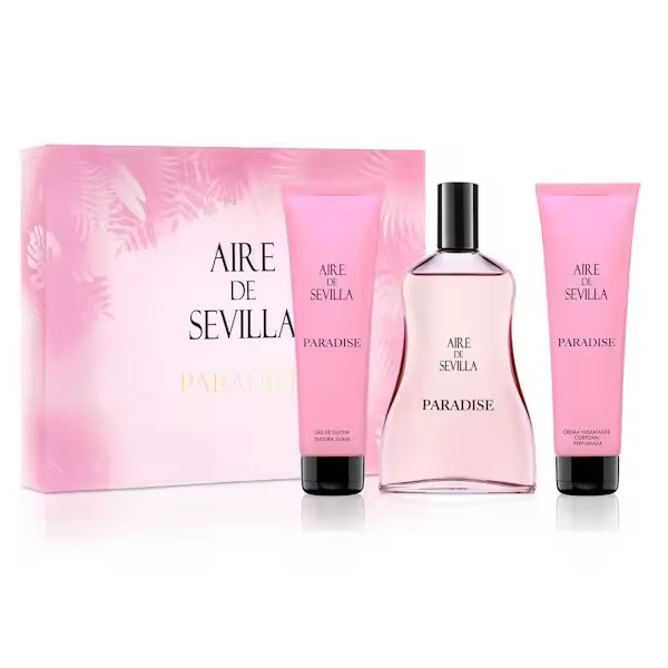 AIRE DE SEVILLA Estuche Paradise Eau De Toilette  1 uds Estuche EDT + Crema Corporal + Gel Ducha - 1