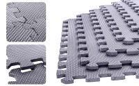 ManiBoom Suelo Gimnasio Acolchado Grueso de Caucho Fácil de Limpiar【30x30x1 cm】- Alfombra Gym Crossfit y Ejercicios en Casa - Esterilla Fitness Puzzle de Goma - Tatami Mat - details 10