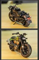 Modelo De Motocicleta De Escala 1:12 Sportster S De Aleación De Metal Con Absorción De Choque Y Luz Giratoria Para Niños Regalo - details 13