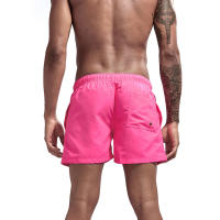 Shorts De Natación Para Hombre Quick Dry Con Cinturón Ajustable Y Bolsillos Para Surf Y Playa Estilo Casual Transpirable - details 12