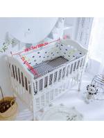 Protector De Cuna Para Bebés Recién Nacidos En Algodón Infantil Barriérabumper De Seguridad Para Cunas Y Camas De Niños - details 3