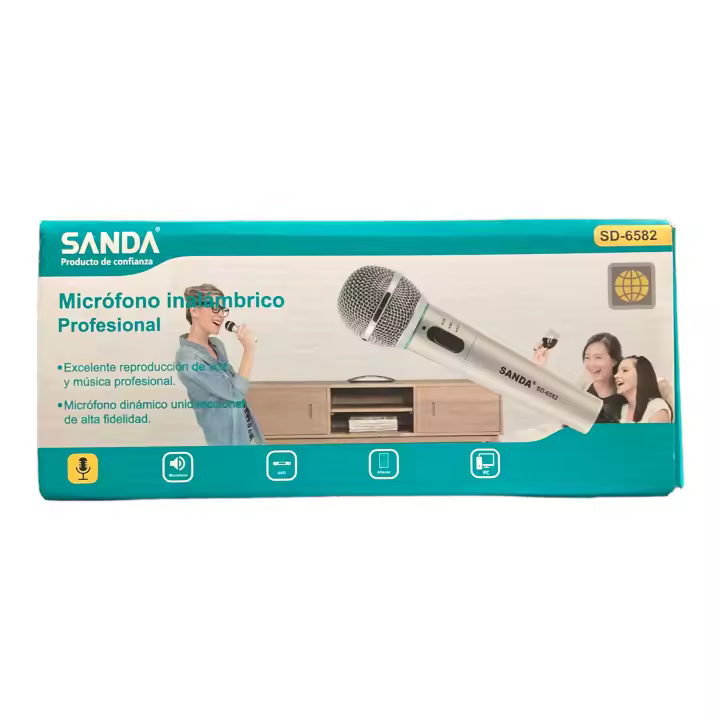 Micrófono inalámbrico profesional  SANDA SD-6582 - 1