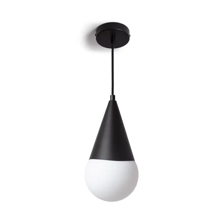 Ledkia Lámpara Colgante Metal y Cristal Tenul Dorado - 1