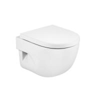 Tapa y asiento Supralit® para inodoro Meridian "N" de tanque alto o empotrable adosado a pared. A8012A000B Roca - details 1